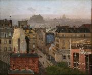 Antonin Chittussi Paris as Viewed from Montmartre oil painting reproduction